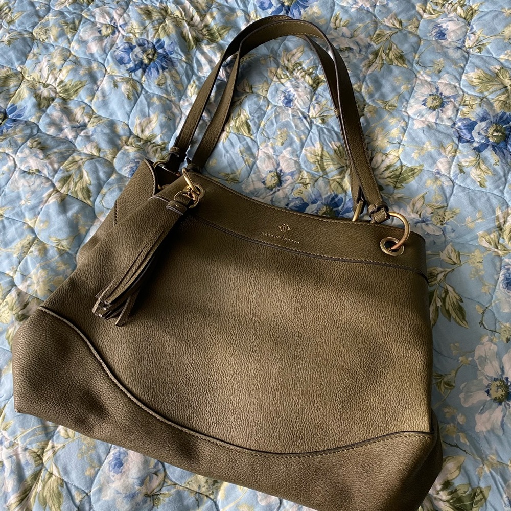 Nanette Lepore olive green handbag

Gently used